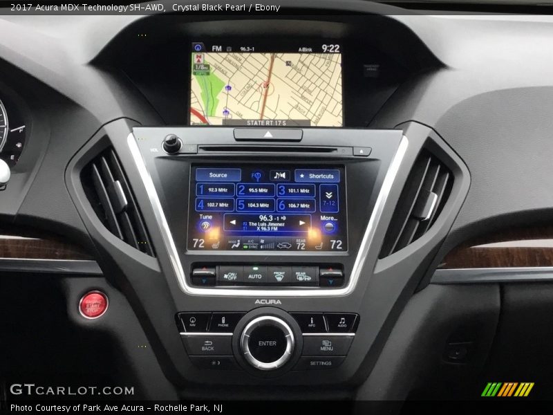 Crystal Black Pearl / Ebony 2017 Acura MDX Technology SH-AWD