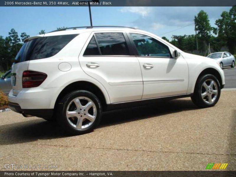 Alabaster White / Black 2006 Mercedes-Benz ML 350 4Matic