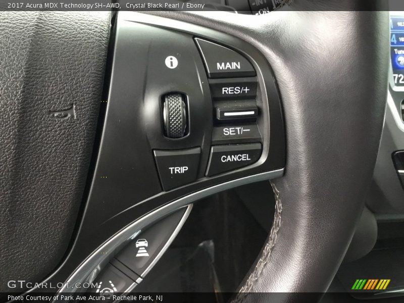 Crystal Black Pearl / Ebony 2017 Acura MDX Technology SH-AWD