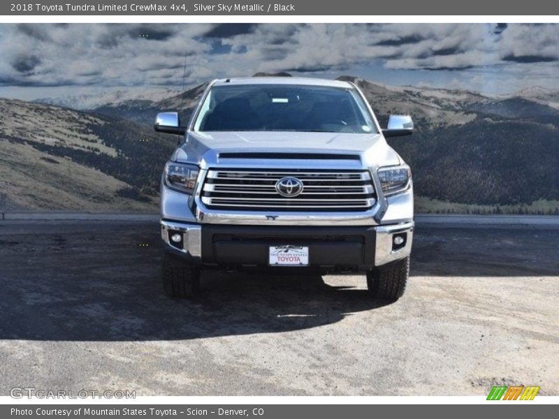 Silver Sky Metallic / Black 2018 Toyota Tundra Limited CrewMax 4x4