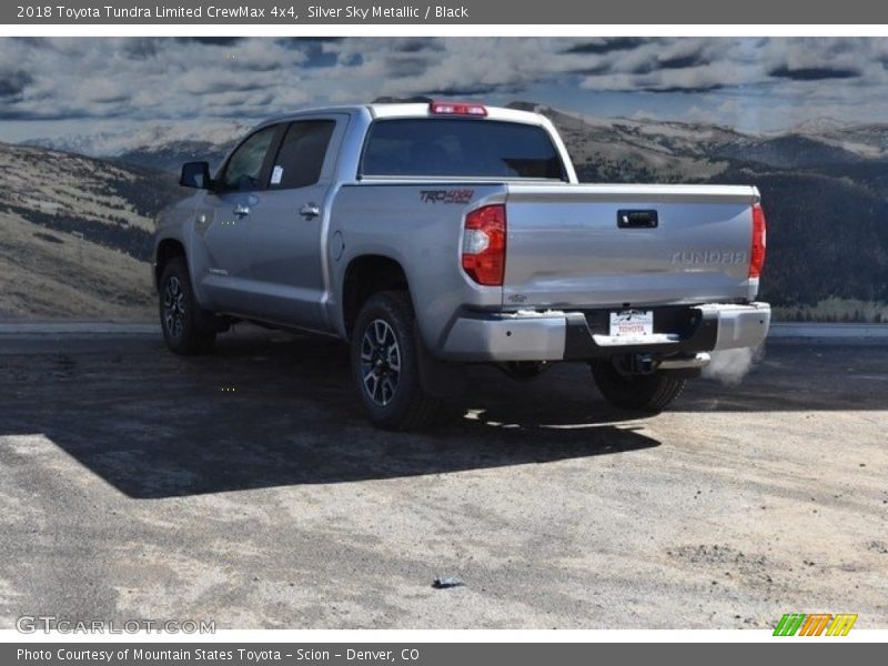 Silver Sky Metallic / Black 2018 Toyota Tundra Limited CrewMax 4x4