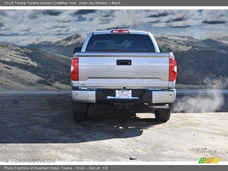 Silver Sky Metallic / Black 2018 Toyota Tundra Limited CrewMax 4x4