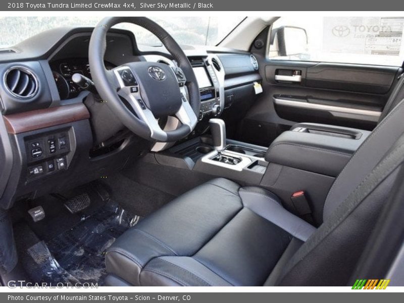 Silver Sky Metallic / Black 2018 Toyota Tundra Limited CrewMax 4x4
