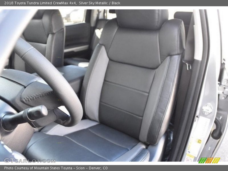 Silver Sky Metallic / Black 2018 Toyota Tundra Limited CrewMax 4x4