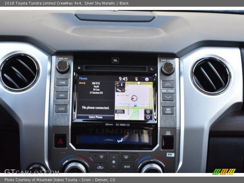Silver Sky Metallic / Black 2018 Toyota Tundra Limited CrewMax 4x4