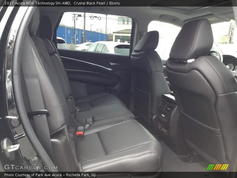 Crystal Black Pearl / Ebony 2017 Acura MDX Technology SH-AWD