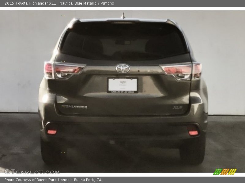 Nautical Blue Metallic / Almond 2015 Toyota Highlander XLE