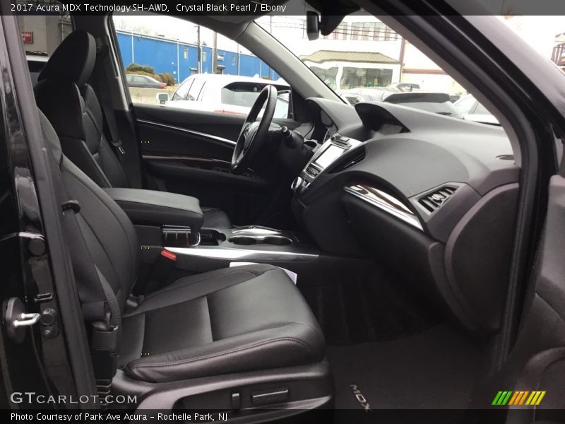 Crystal Black Pearl / Ebony 2017 Acura MDX Technology SH-AWD