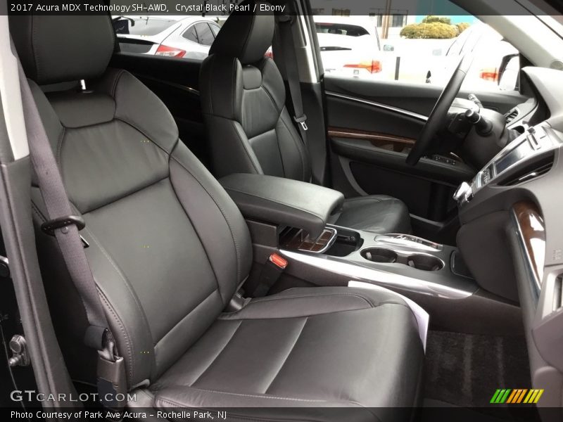 Crystal Black Pearl / Ebony 2017 Acura MDX Technology SH-AWD