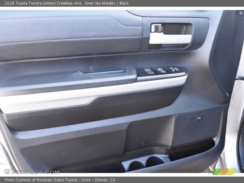 Silver Sky Metallic / Black 2018 Toyota Tundra Limited CrewMax 4x4