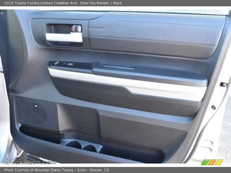 Silver Sky Metallic / Black 2018 Toyota Tundra Limited CrewMax 4x4
