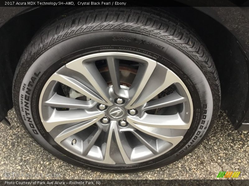 Crystal Black Pearl / Ebony 2017 Acura MDX Technology SH-AWD