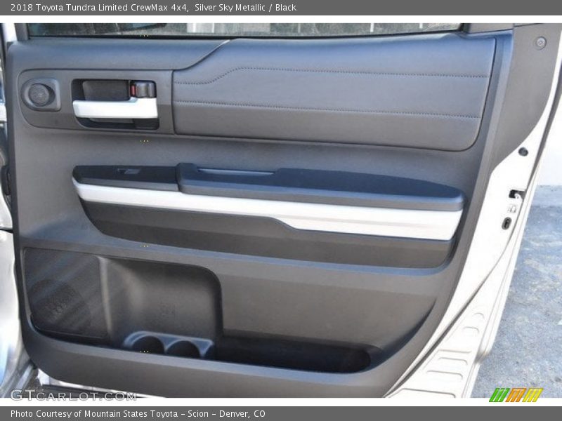 Silver Sky Metallic / Black 2018 Toyota Tundra Limited CrewMax 4x4
