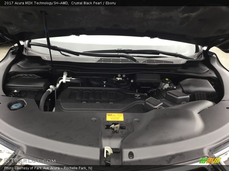 Crystal Black Pearl / Ebony 2017 Acura MDX Technology SH-AWD