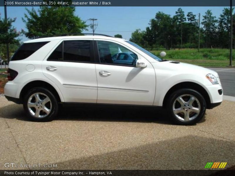 Alabaster White / Black 2006 Mercedes-Benz ML 350 4Matic