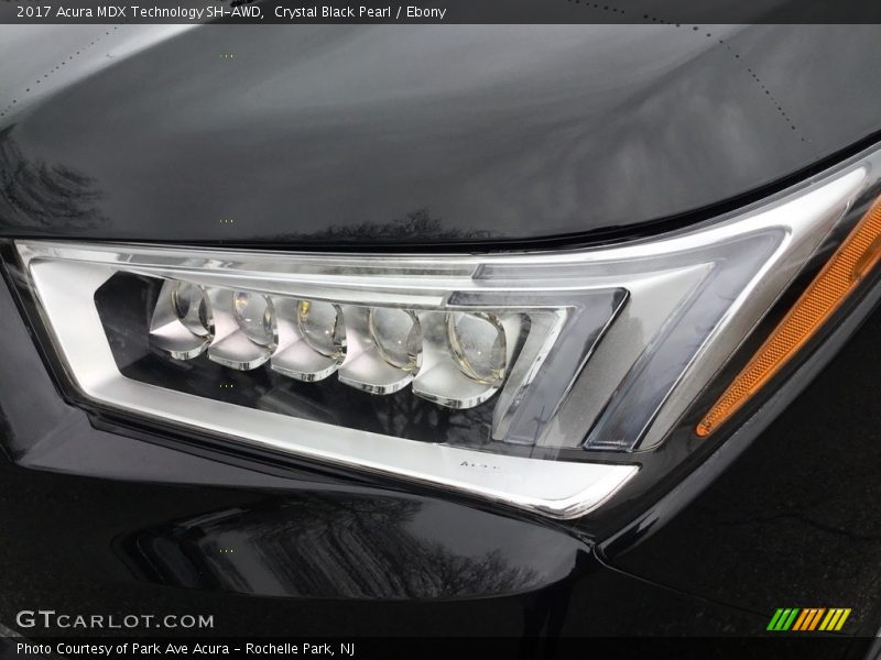Crystal Black Pearl / Ebony 2017 Acura MDX Technology SH-AWD