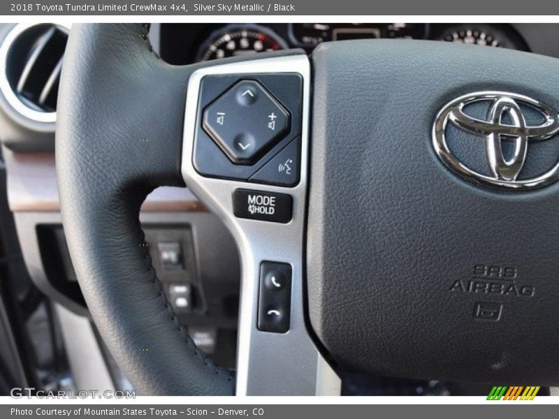 Silver Sky Metallic / Black 2018 Toyota Tundra Limited CrewMax 4x4