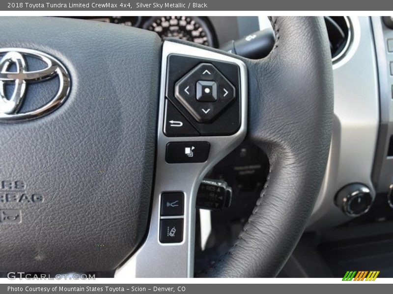 Silver Sky Metallic / Black 2018 Toyota Tundra Limited CrewMax 4x4