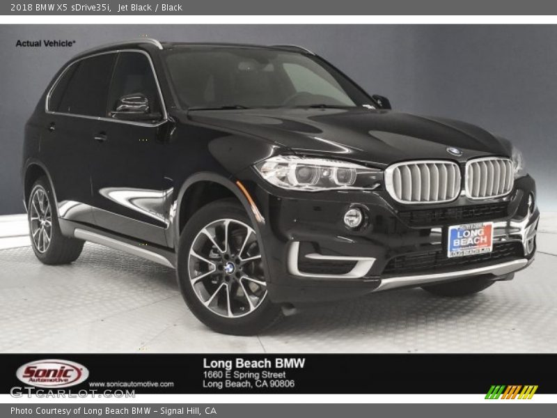 Jet Black / Black 2018 BMW X5 sDrive35i