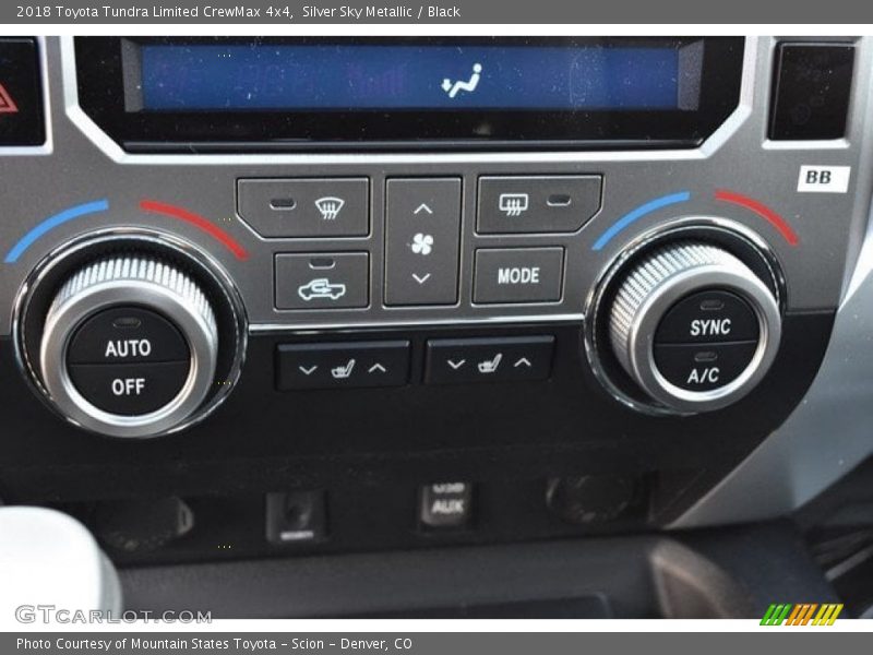 Silver Sky Metallic / Black 2018 Toyota Tundra Limited CrewMax 4x4