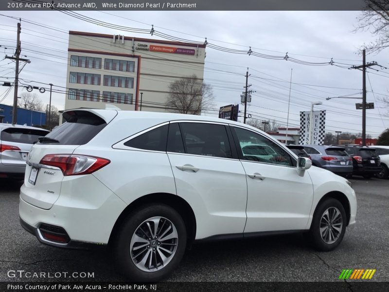 White Diamond Pearl / Parchment 2016 Acura RDX Advance AWD