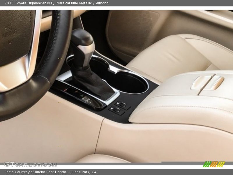 Nautical Blue Metallic / Almond 2015 Toyota Highlander XLE
