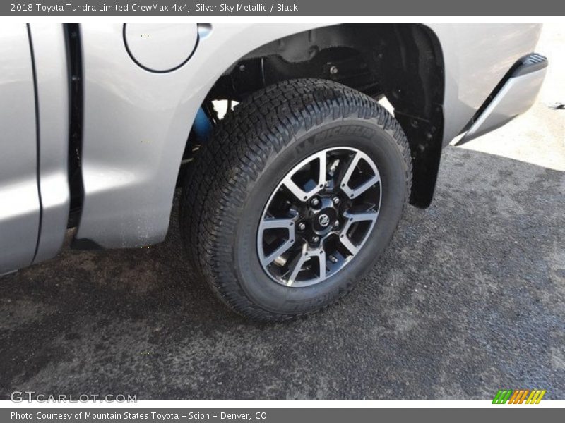 Silver Sky Metallic / Black 2018 Toyota Tundra Limited CrewMax 4x4