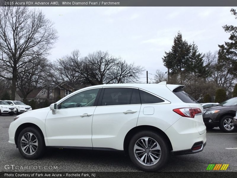 White Diamond Pearl / Parchment 2016 Acura RDX Advance AWD
