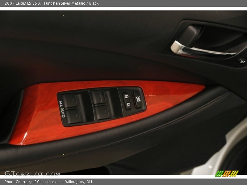 Tungsten Silver Metallic / Black 2007 Lexus ES 350
