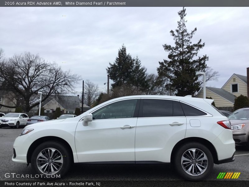 White Diamond Pearl / Parchment 2016 Acura RDX Advance AWD
