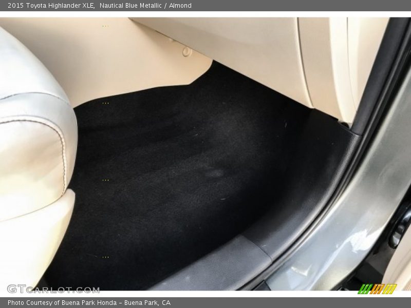 Nautical Blue Metallic / Almond 2015 Toyota Highlander XLE