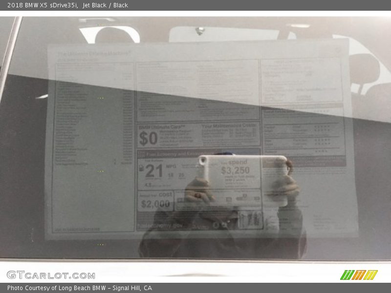 Jet Black / Black 2018 BMW X5 sDrive35i