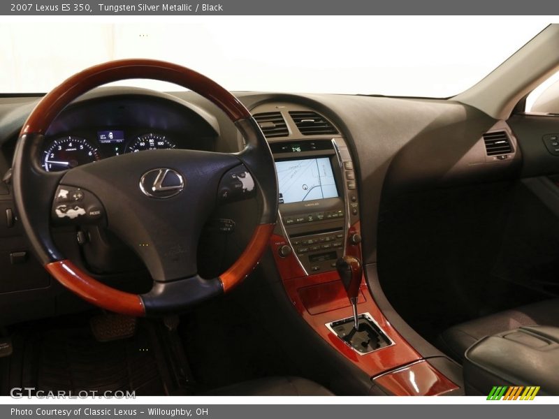 Tungsten Silver Metallic / Black 2007 Lexus ES 350