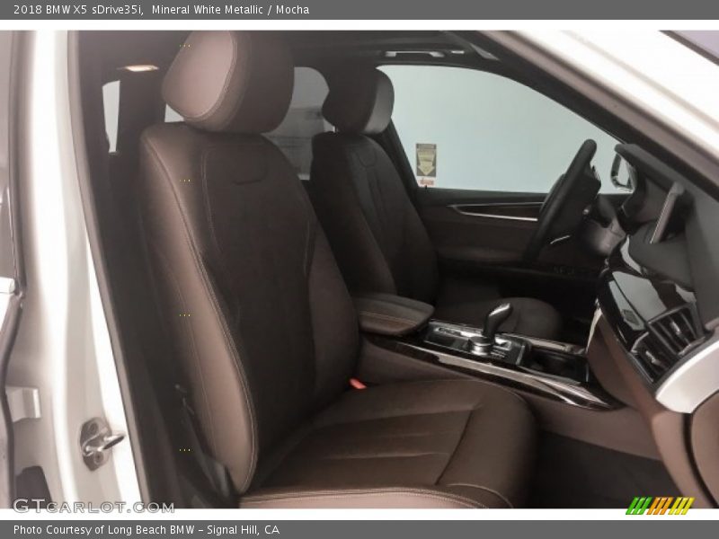 Mineral White Metallic / Mocha 2018 BMW X5 sDrive35i