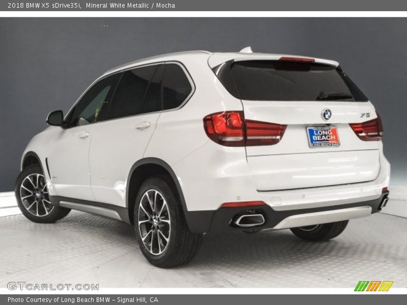 Mineral White Metallic / Mocha 2018 BMW X5 sDrive35i