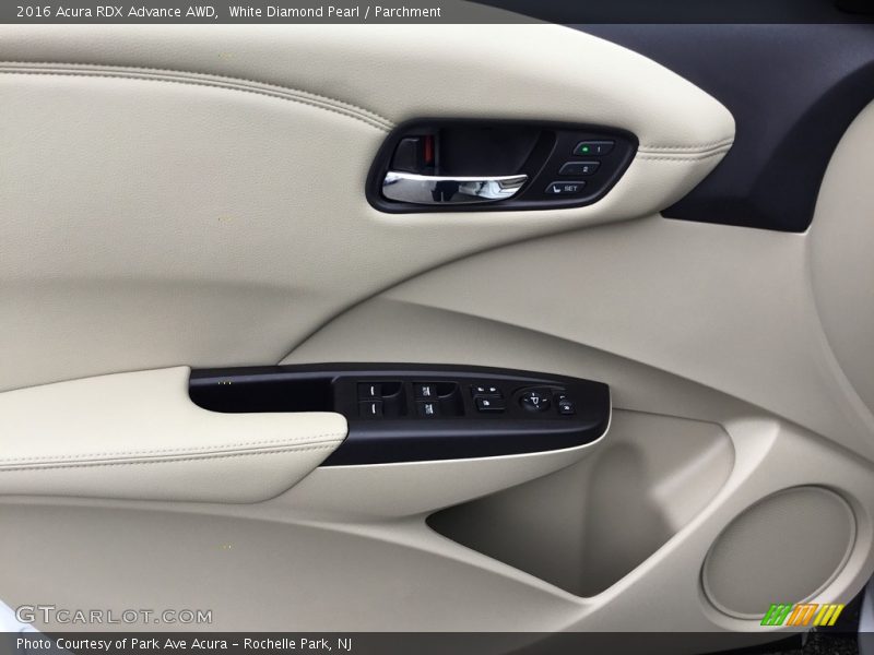 White Diamond Pearl / Parchment 2016 Acura RDX Advance AWD