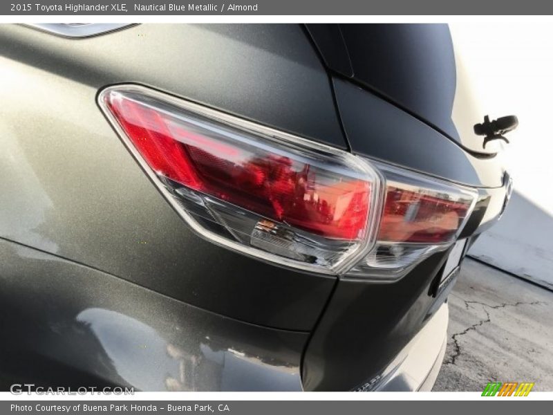 Nautical Blue Metallic / Almond 2015 Toyota Highlander XLE