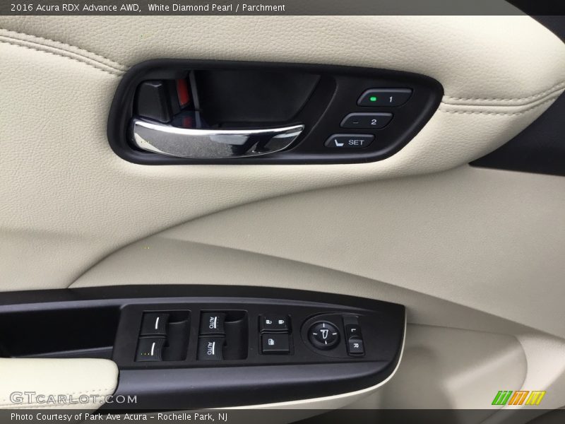 White Diamond Pearl / Parchment 2016 Acura RDX Advance AWD