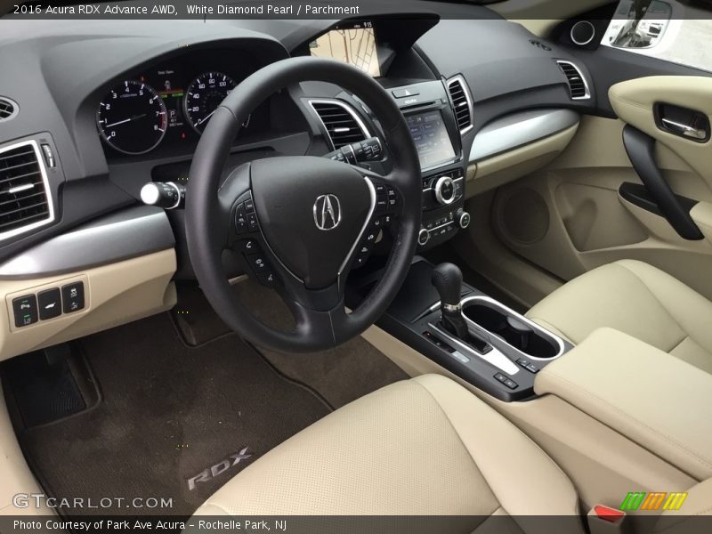 White Diamond Pearl / Parchment 2016 Acura RDX Advance AWD