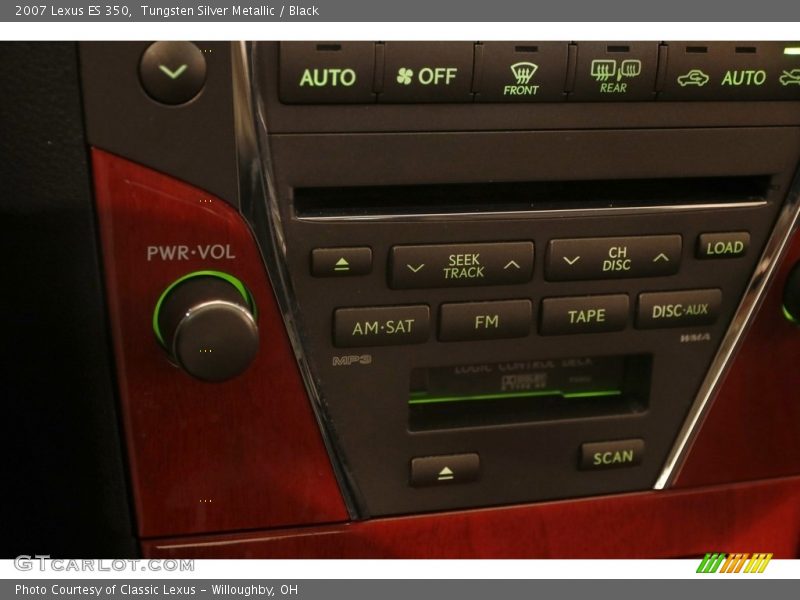 Tungsten Silver Metallic / Black 2007 Lexus ES 350