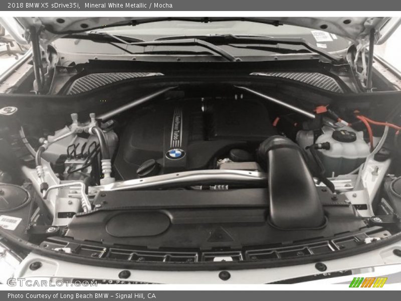 Mineral White Metallic / Mocha 2018 BMW X5 sDrive35i