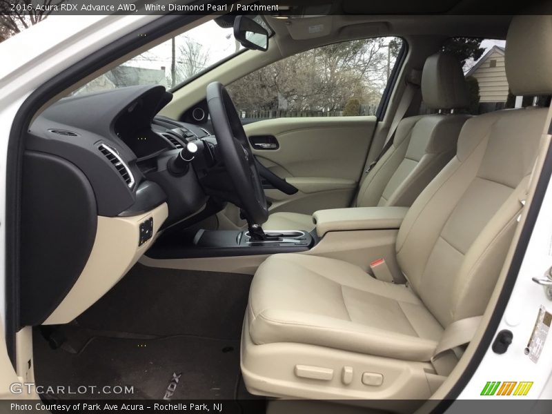 White Diamond Pearl / Parchment 2016 Acura RDX Advance AWD