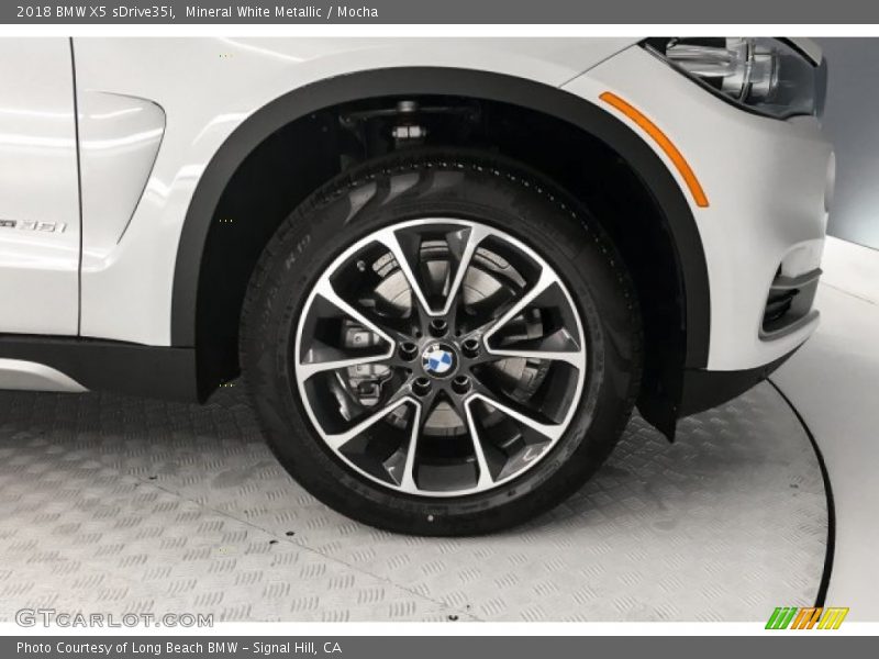 Mineral White Metallic / Mocha 2018 BMW X5 sDrive35i