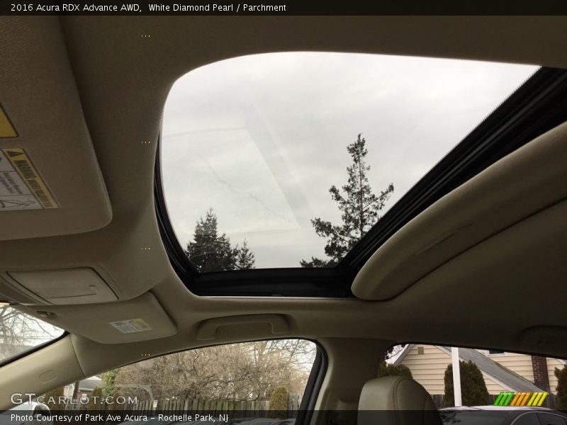 White Diamond Pearl / Parchment 2016 Acura RDX Advance AWD