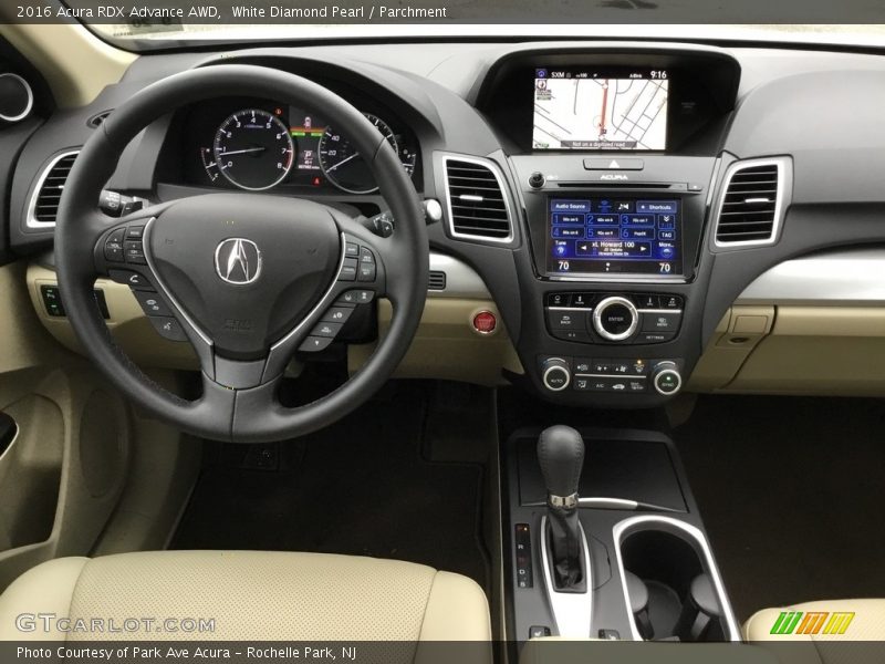 White Diamond Pearl / Parchment 2016 Acura RDX Advance AWD