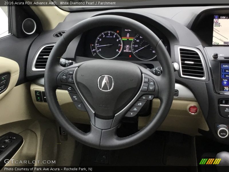 White Diamond Pearl / Parchment 2016 Acura RDX Advance AWD
