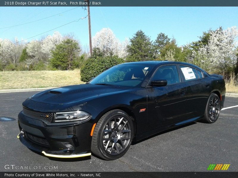 Pitch Black / Black 2018 Dodge Charger R/T Scat Pack