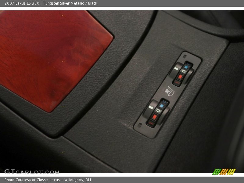 Tungsten Silver Metallic / Black 2007 Lexus ES 350