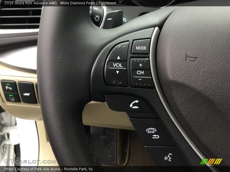 White Diamond Pearl / Parchment 2016 Acura RDX Advance AWD