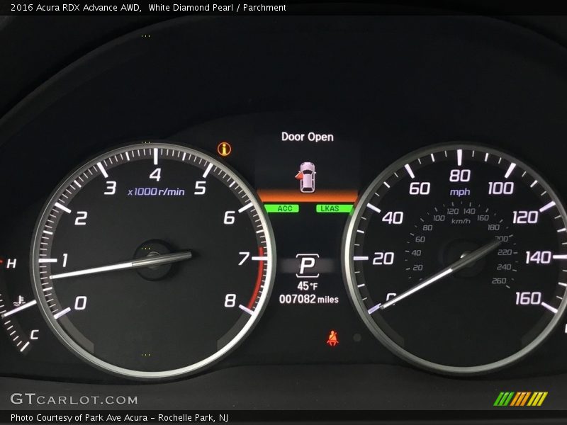 White Diamond Pearl / Parchment 2016 Acura RDX Advance AWD